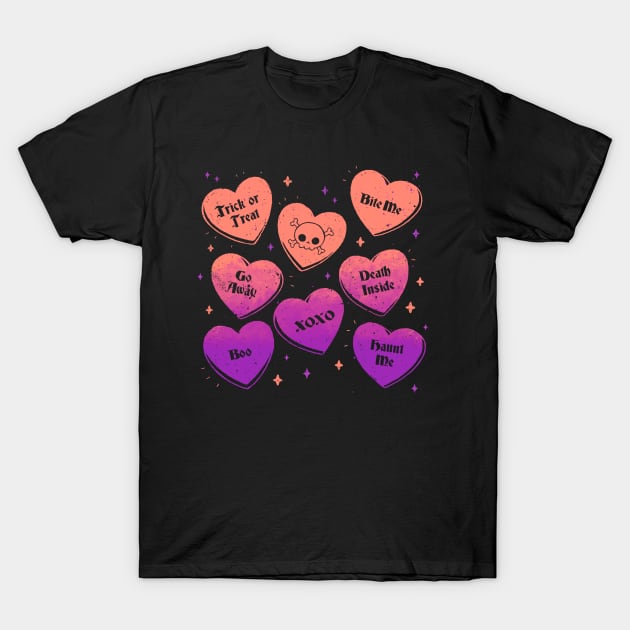 Goth Valentine Sweethearts T-Shirt by xMorfina